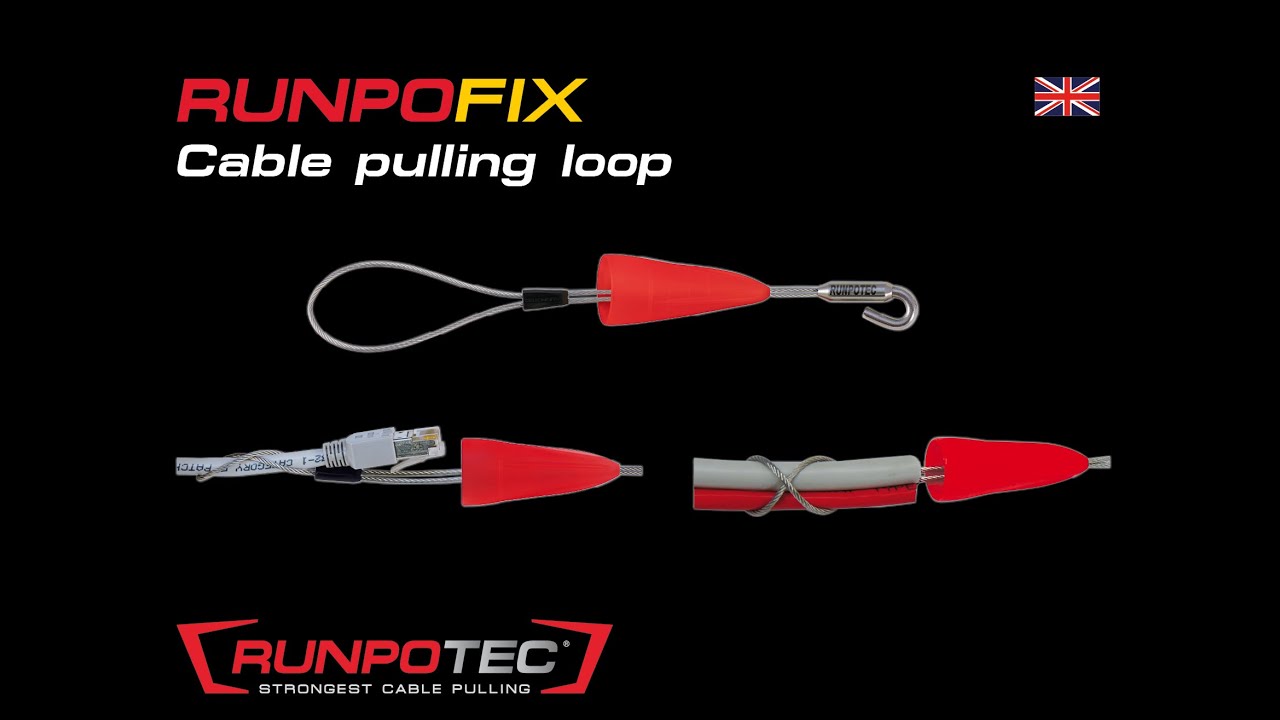 RUNPOTEC RUNPOFIX - cable pulling loop with protective cap