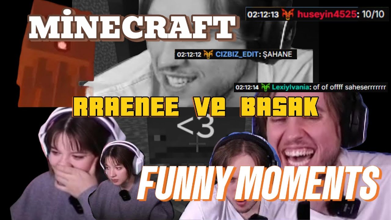 RRaenee ve Başak Minecraft (Funny Moment)☻Bölüm 3