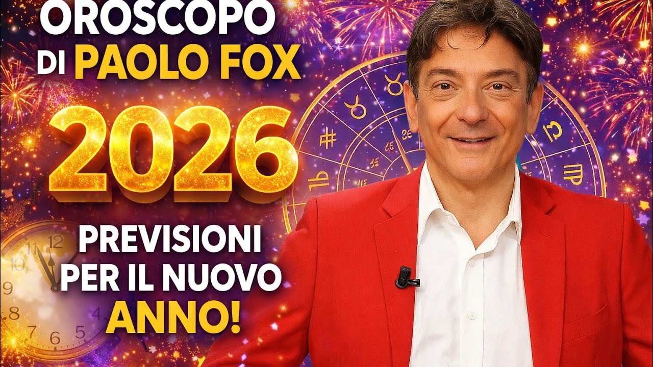 Oroscopo 2026 di Paolo Fox – Il Libro Completo | Previsioni per Tutti i Segni Zodiacali