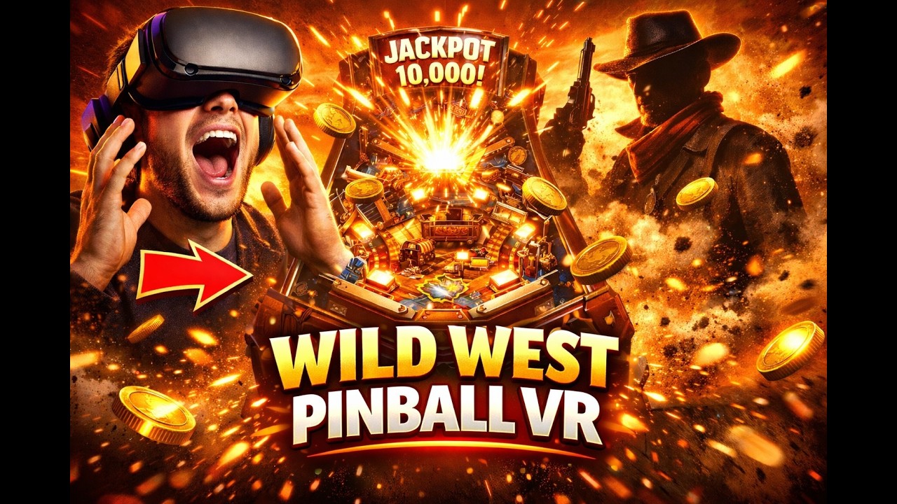 Wild West Rampage 🤠 Full VR Pinball Gameplay | Fast Action & Epic Shots 🔥