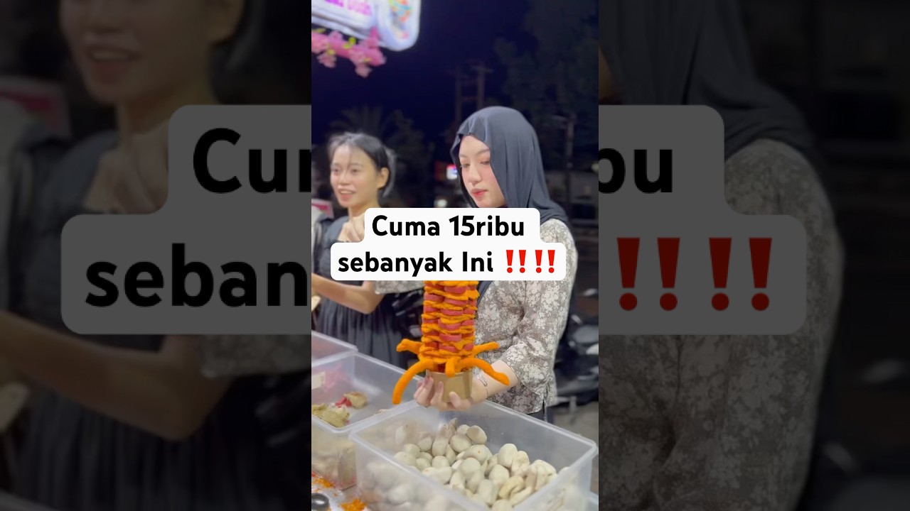 Menyusun Tempura secara Rapi Banget‼️ #fyp #viralvideo #kulinernusantara