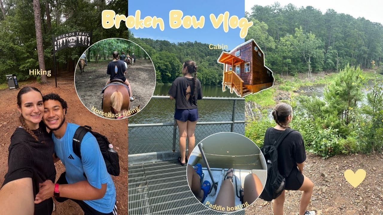 The Ultimate Couples Trip!!! Beavers Bend, OK 🌲 | water activities, cabin, hiking, eating, etc.