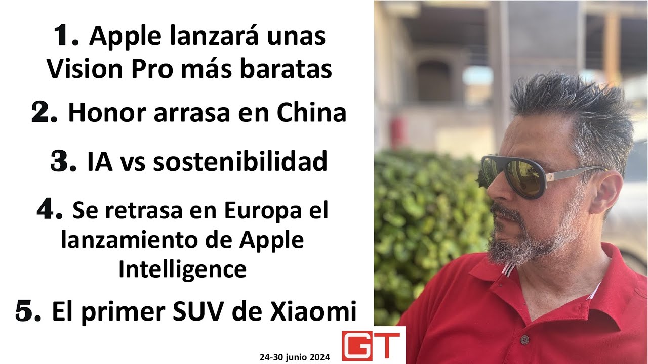 🔥 GURUTECNO FLASH: Apple Vision Pro baratas, IA vs Google y Xiaomi SU8
