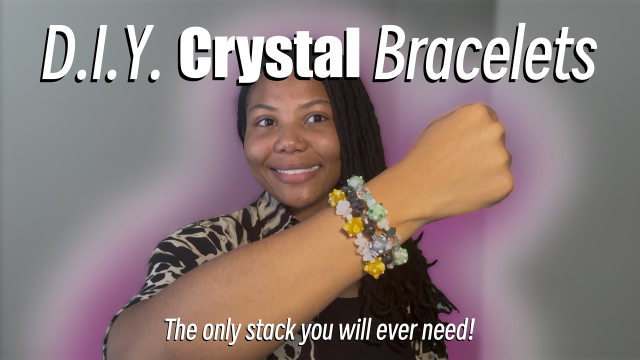Craft With Me: DIY Crystal Bracelet Stack 💎 Healing Stones For Everyday Magic!