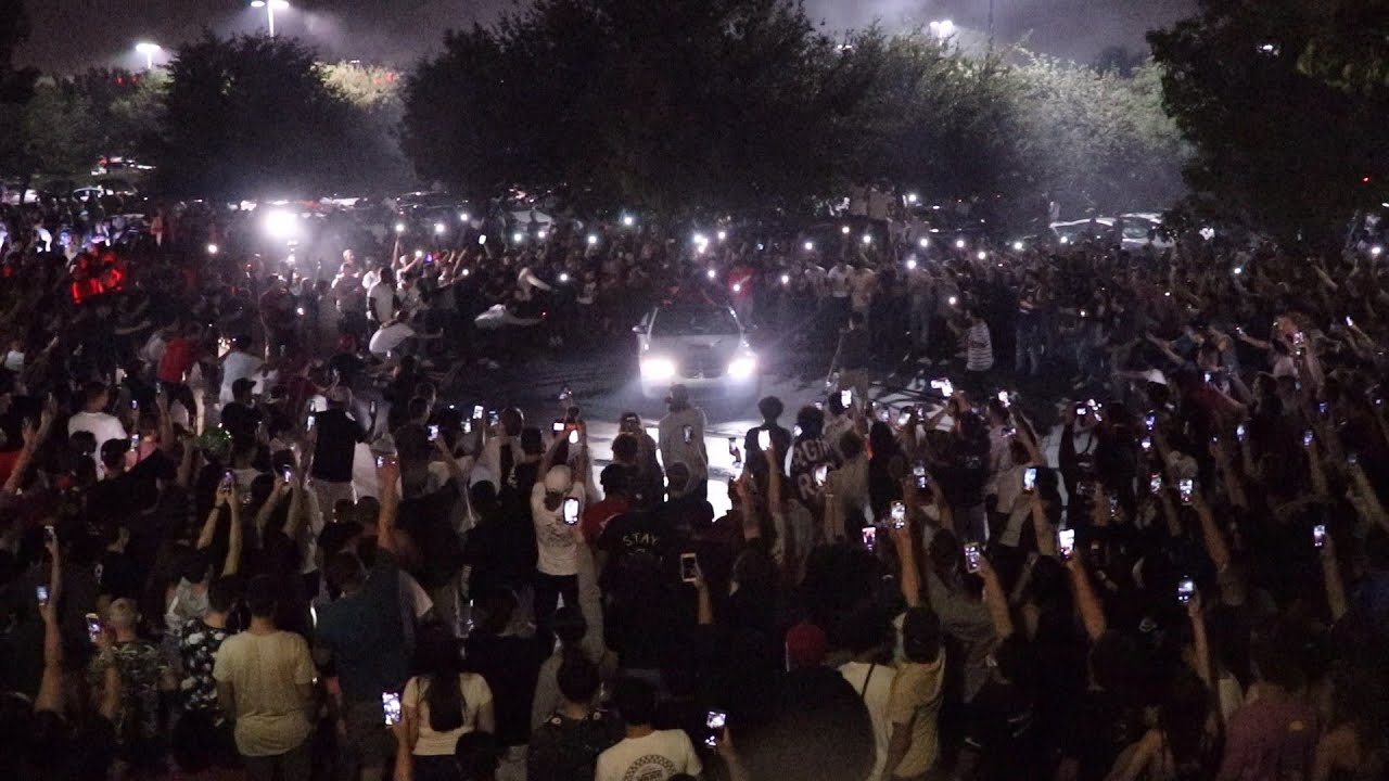 PAUL WALKER BDAY SACRAMENTO CAR MEET..FIGHTS & INSANE SIDESHOWS!!!