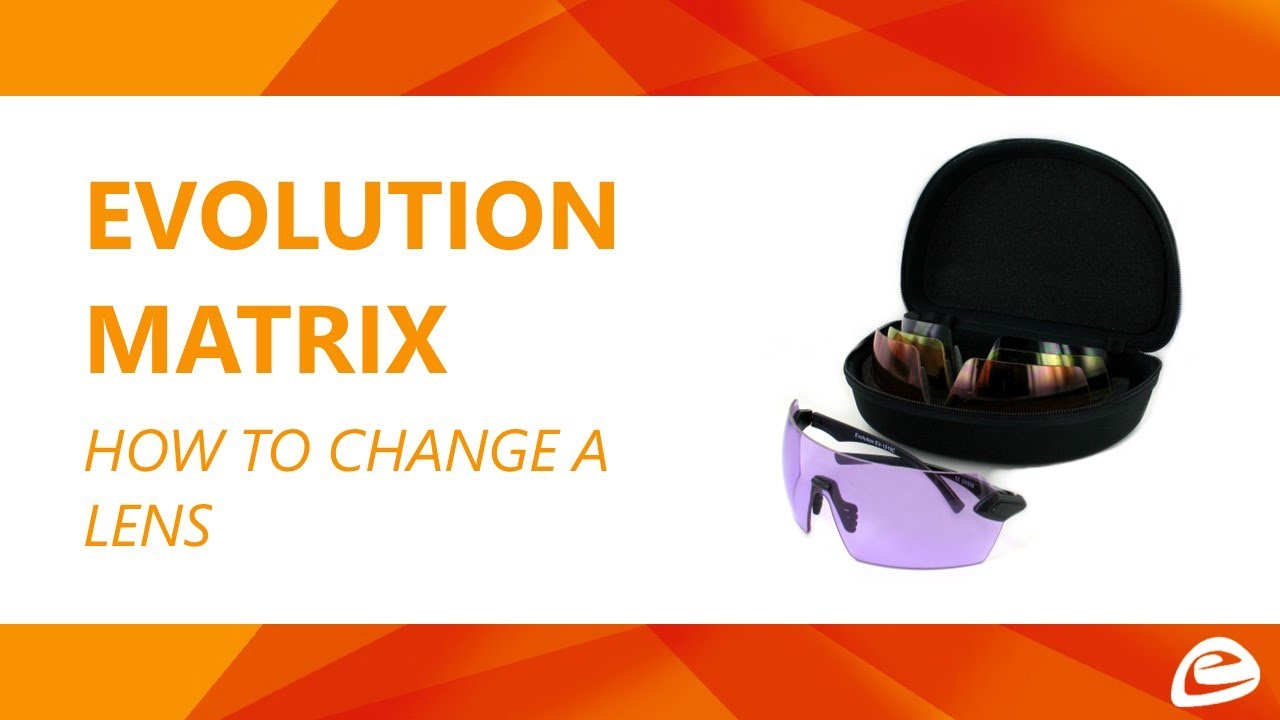 Evolution Matrix Shooting Eyewear - How to change a lens