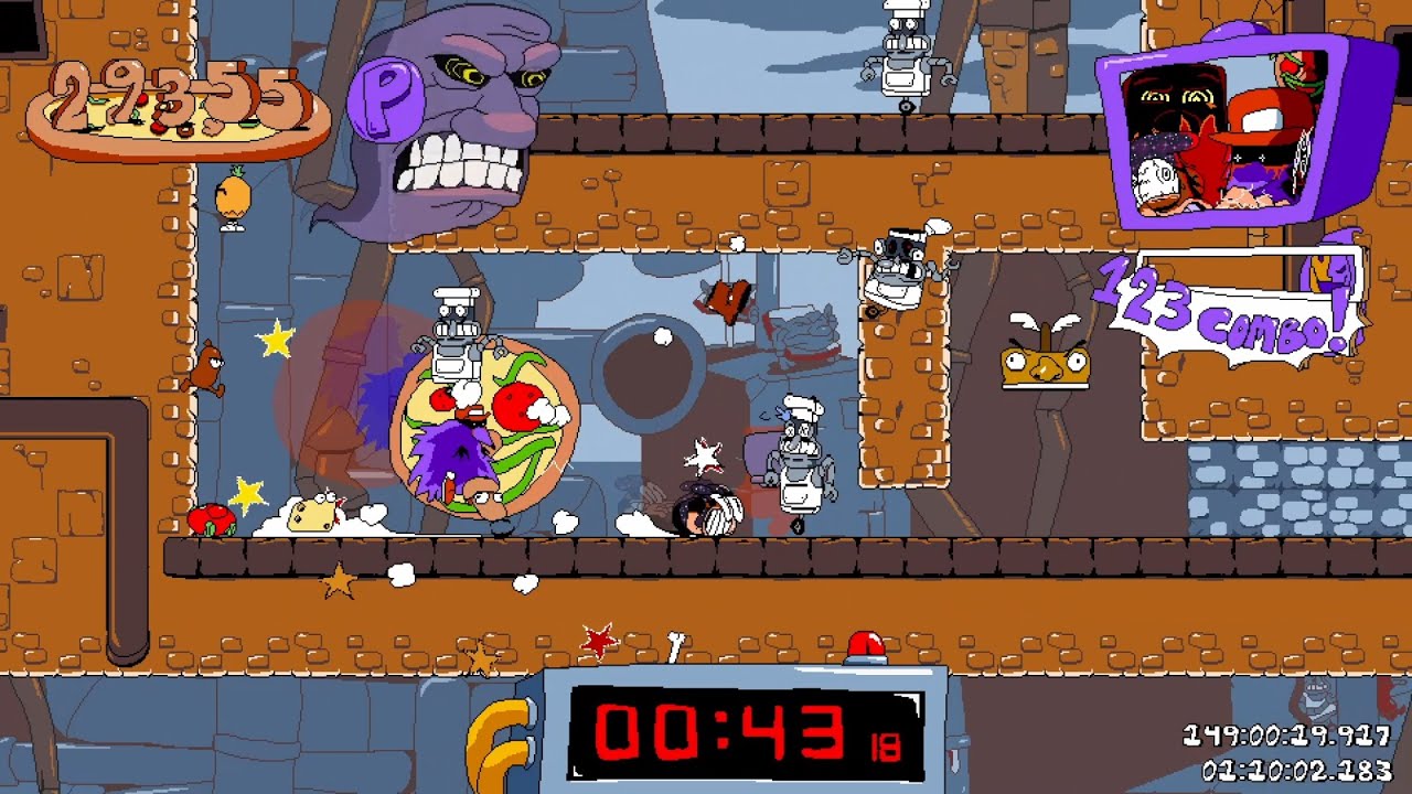 PT - LHPP - Peppibot Factory Lap 5 P Rank (Lunatic Mode) as Peppino (No Pause Abusing/Exploiting)