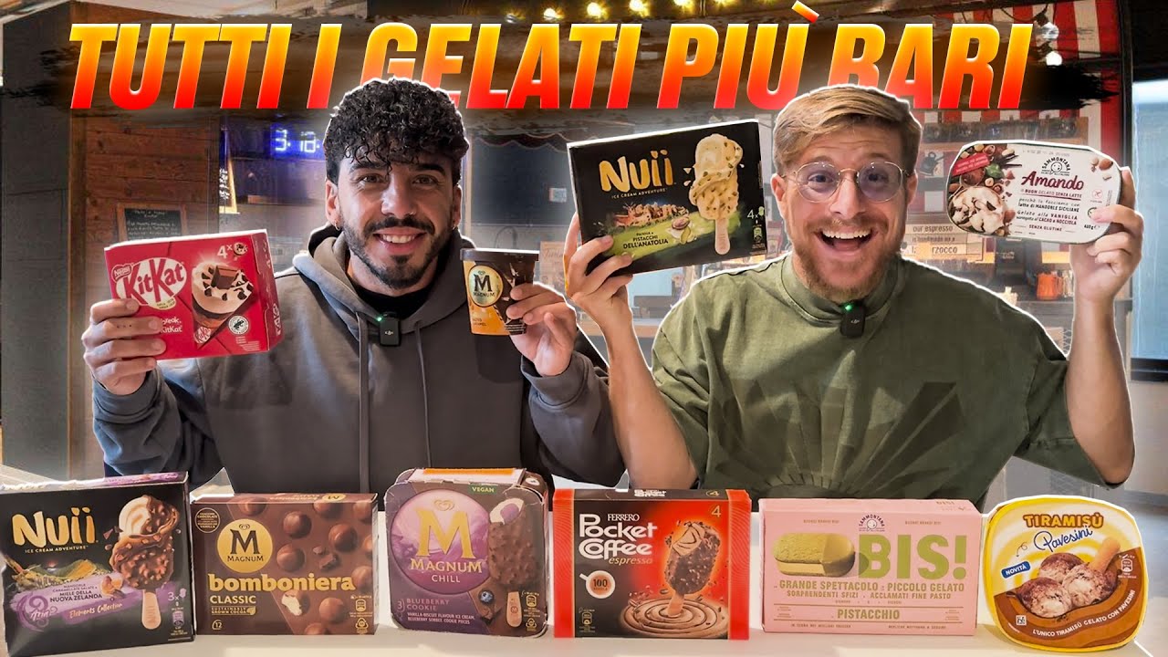 PROVIAMO TUTTI I GELATI PIÙ RARI E SCONOSCIUTI DEL SUPERMERCATO - ODDIO RIMANIAMO VERAMENTE STUPITI
