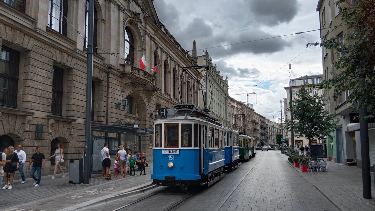 MPK Kraków - Gottfried Linder Tw SN4 #151+ MAN PN3 #555 (replika) - poznańska linia H