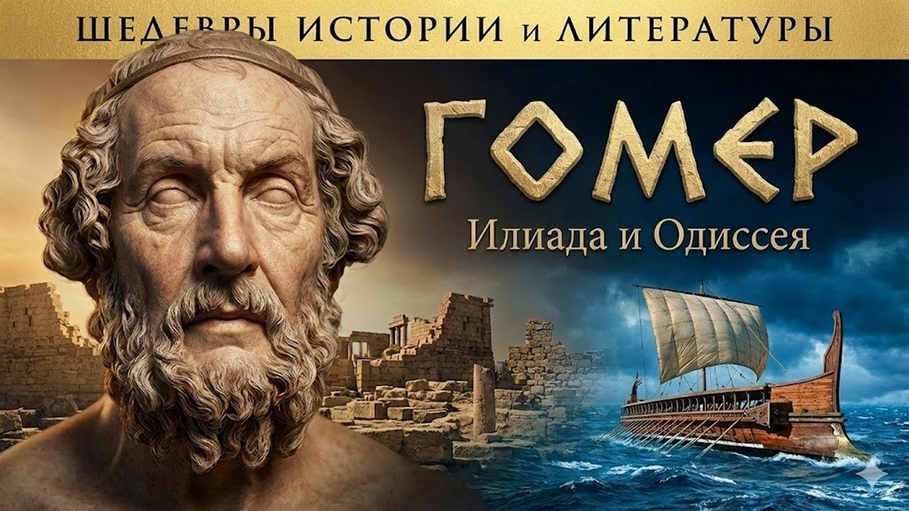 📜 ГОМЕР: Сюжеты «Илиады» и «Одиссеи» — всё о героях и богах