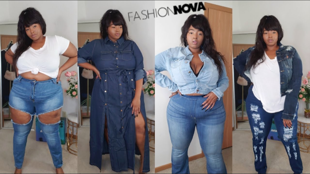 Джинсы на джинсах! Примерка джинсов Fashion Nova Curve | Джинсы, куртки и т.д. | Осенняя мода