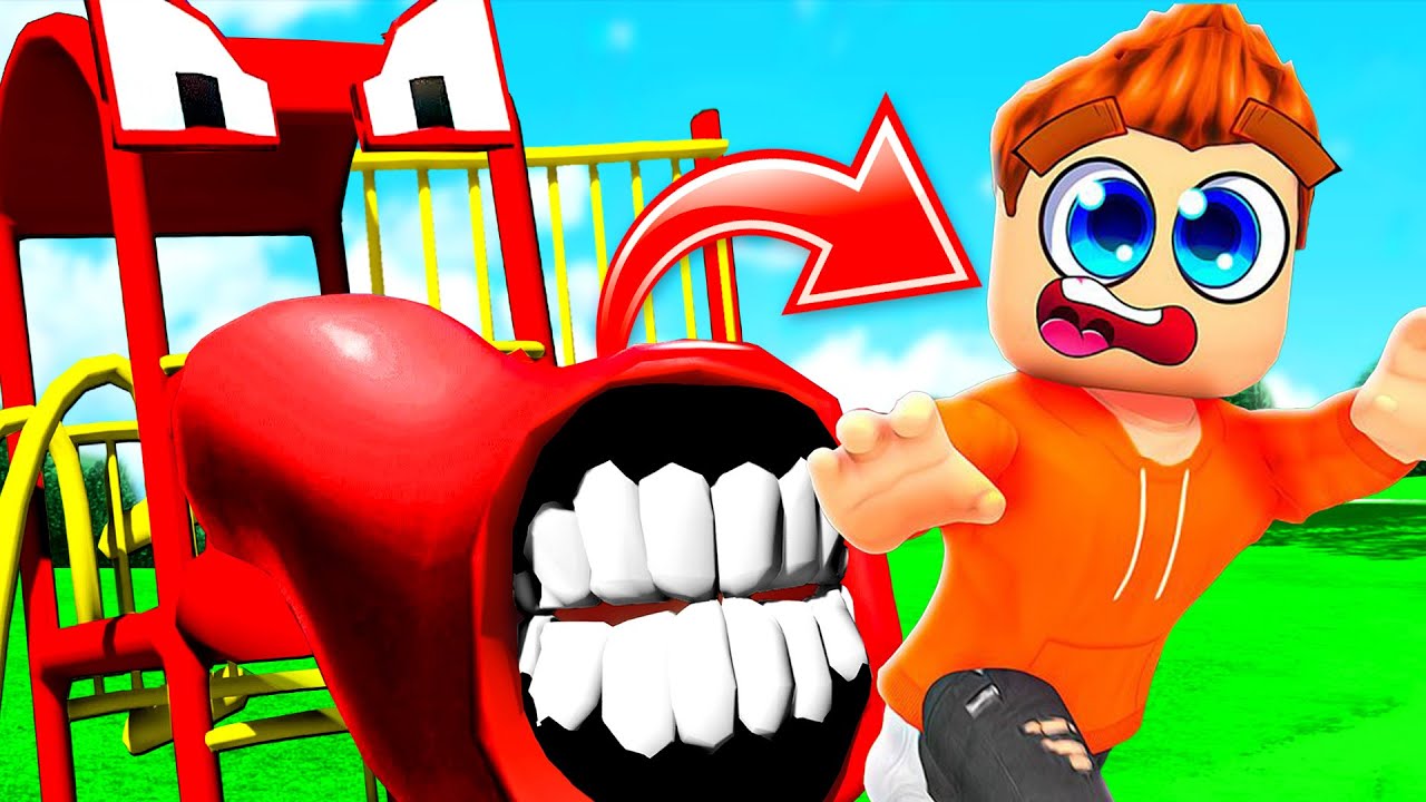 Die HORROR RUTSCHE frisst mich auf in ROBLOX...😭