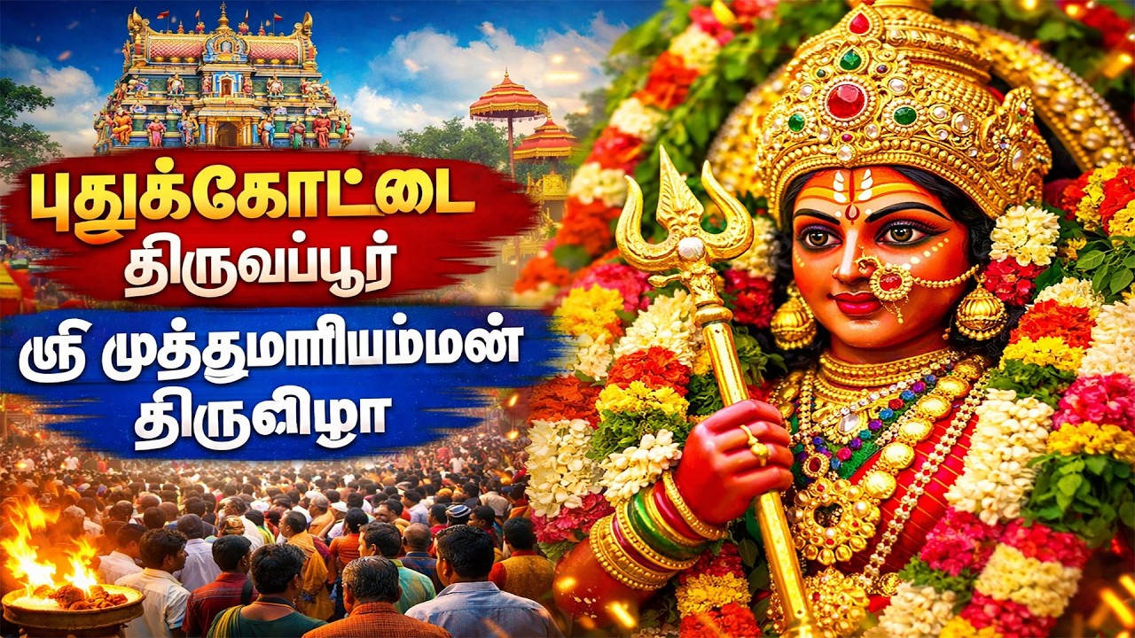 புதுக்கோட்டை திருவப்பூர் ஸ்ரீ முத்துமாரியம்மன் கோயில் திருவிழா 2026 #Pudukkottai #திருவப்பூர்
