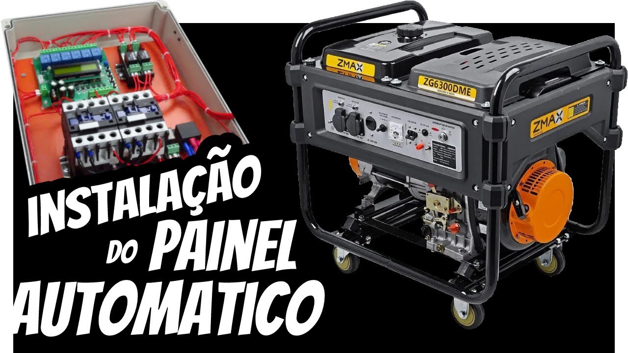 Configuração do controlador para PARTIDA AUTOMÁTICA do gerador