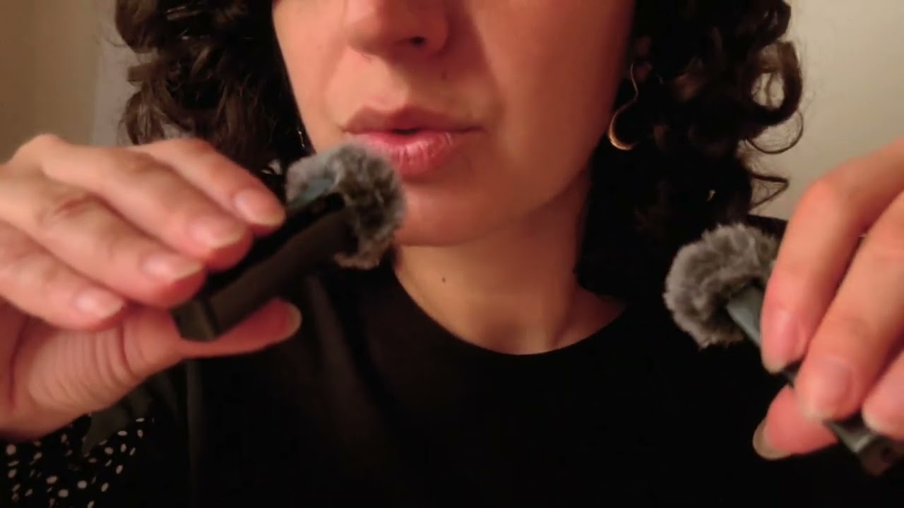 ASMR apenas SONS DE BOCA, com 2 microfones