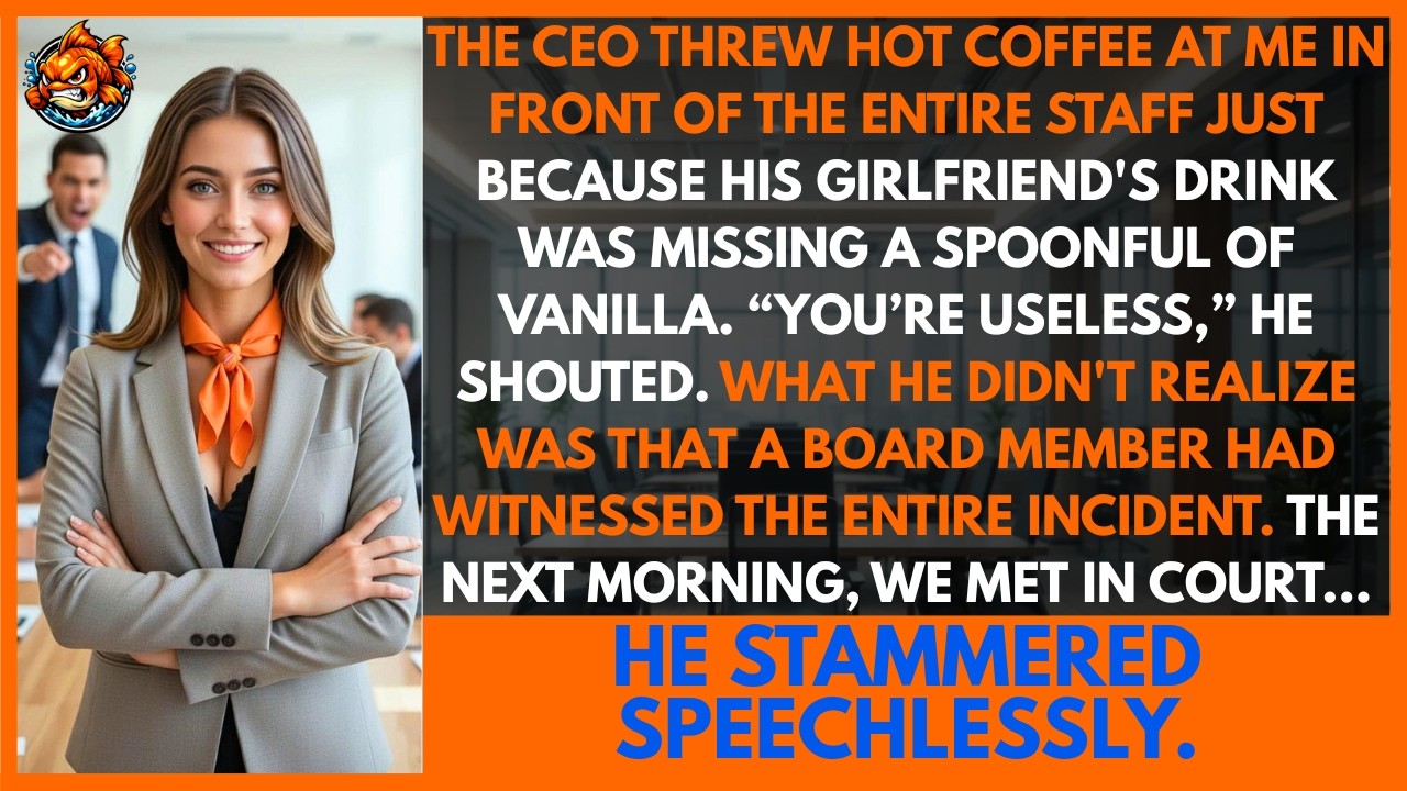 CEO Threw Hot Coffee At Me Because I Missed His Girlfriend's Order. He Doesn't Know Who's Watching