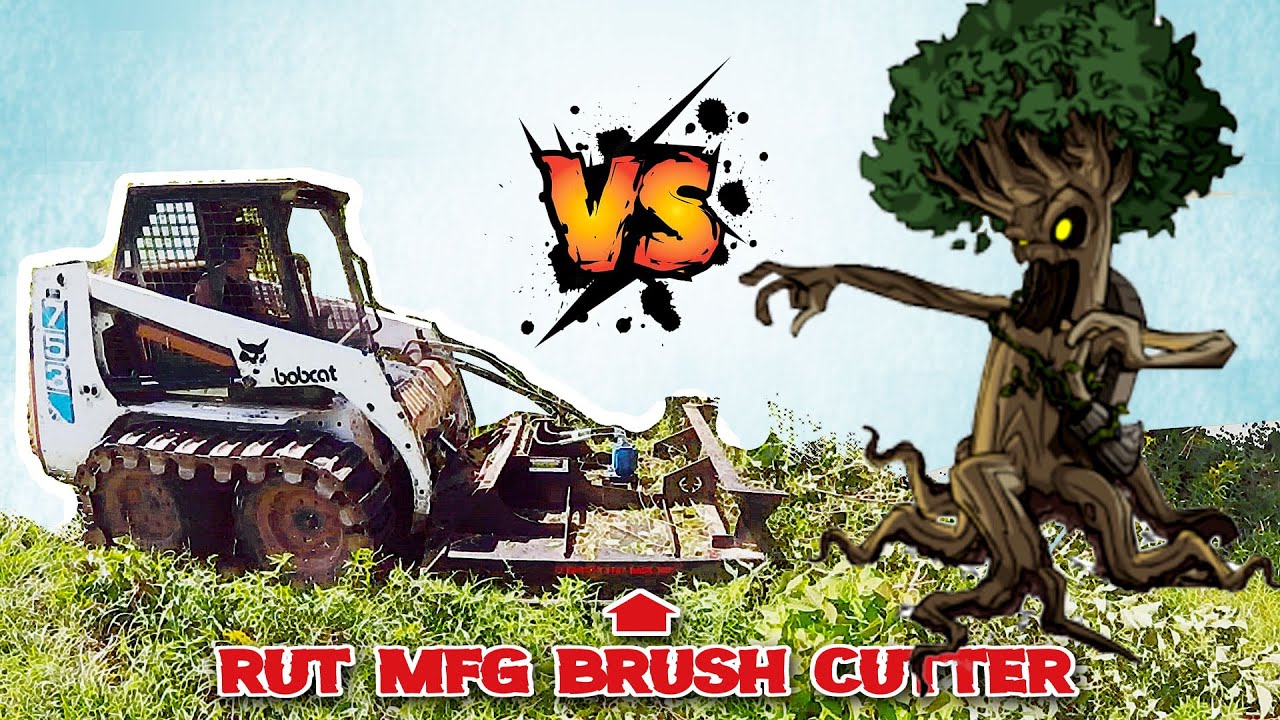 Old Skidsteer + Brush Cutter VS Trees--Is it Worth It?