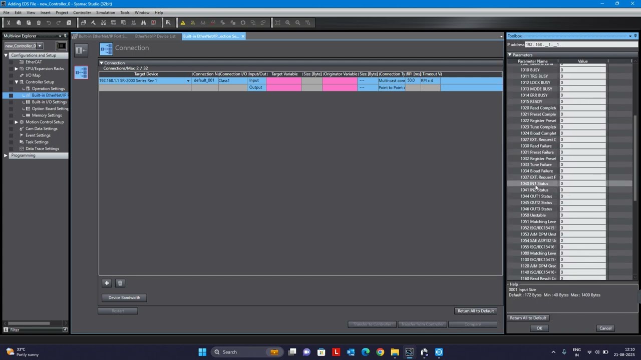 OMRON SYSMAC STUDIO ADDING NEW * EDS * FILE TO OMRON PLC   *JUST IN ONE CLICK * NX1P2/NX102...