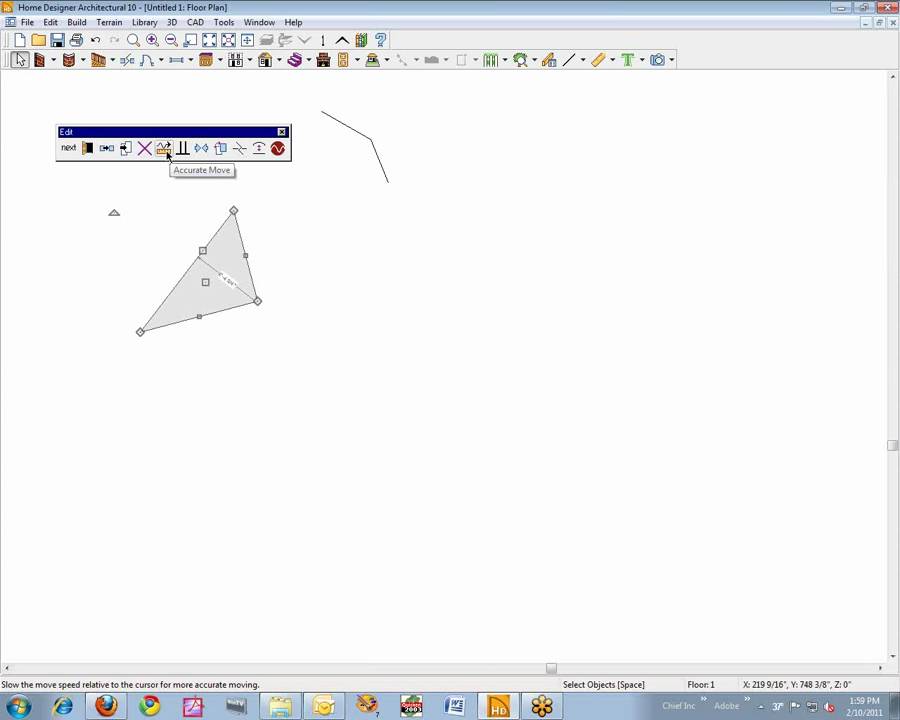 Working with 2-D CAD in Home Designer