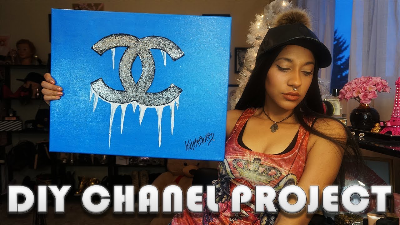 DIY Chanel Decor l Project l Painting 🖌💖