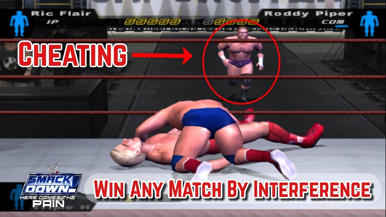 How To Cheat Any Match By Interference In WWE SmackDown! Here Comes The Pain (2003)