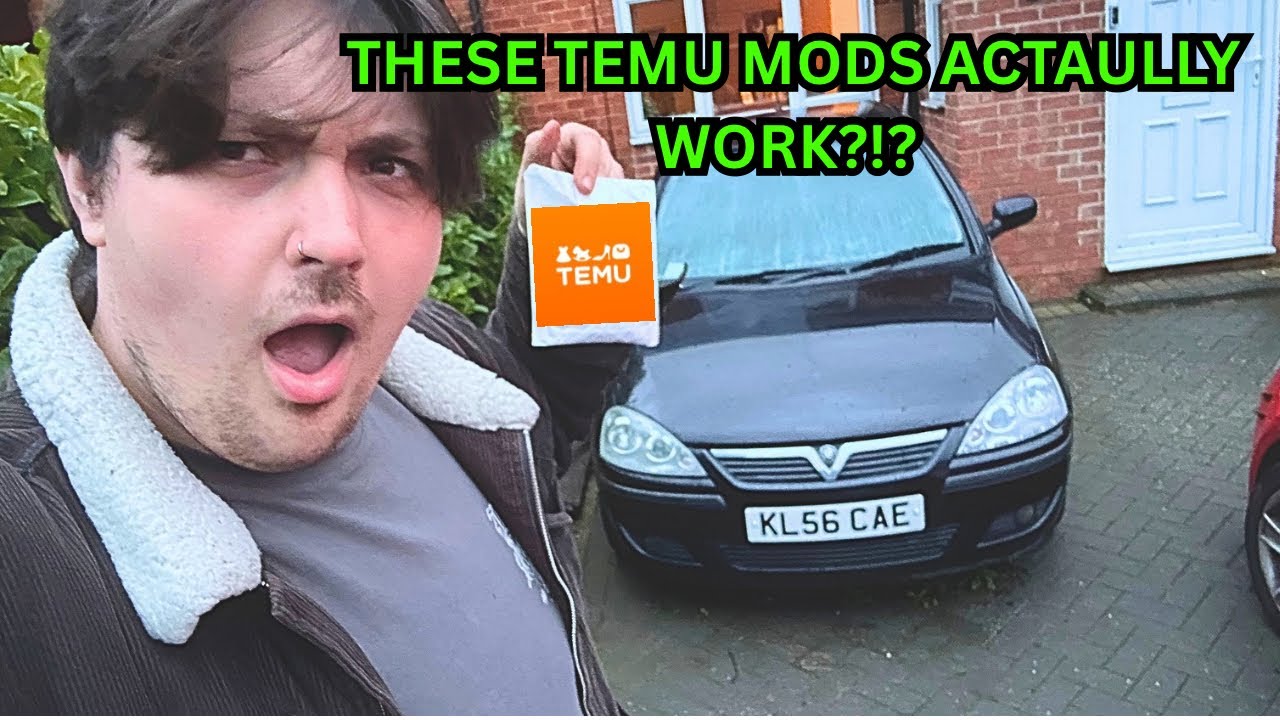UPGRADING the UK’s CHEAPEST CORSA using only TEMU mods?!? 