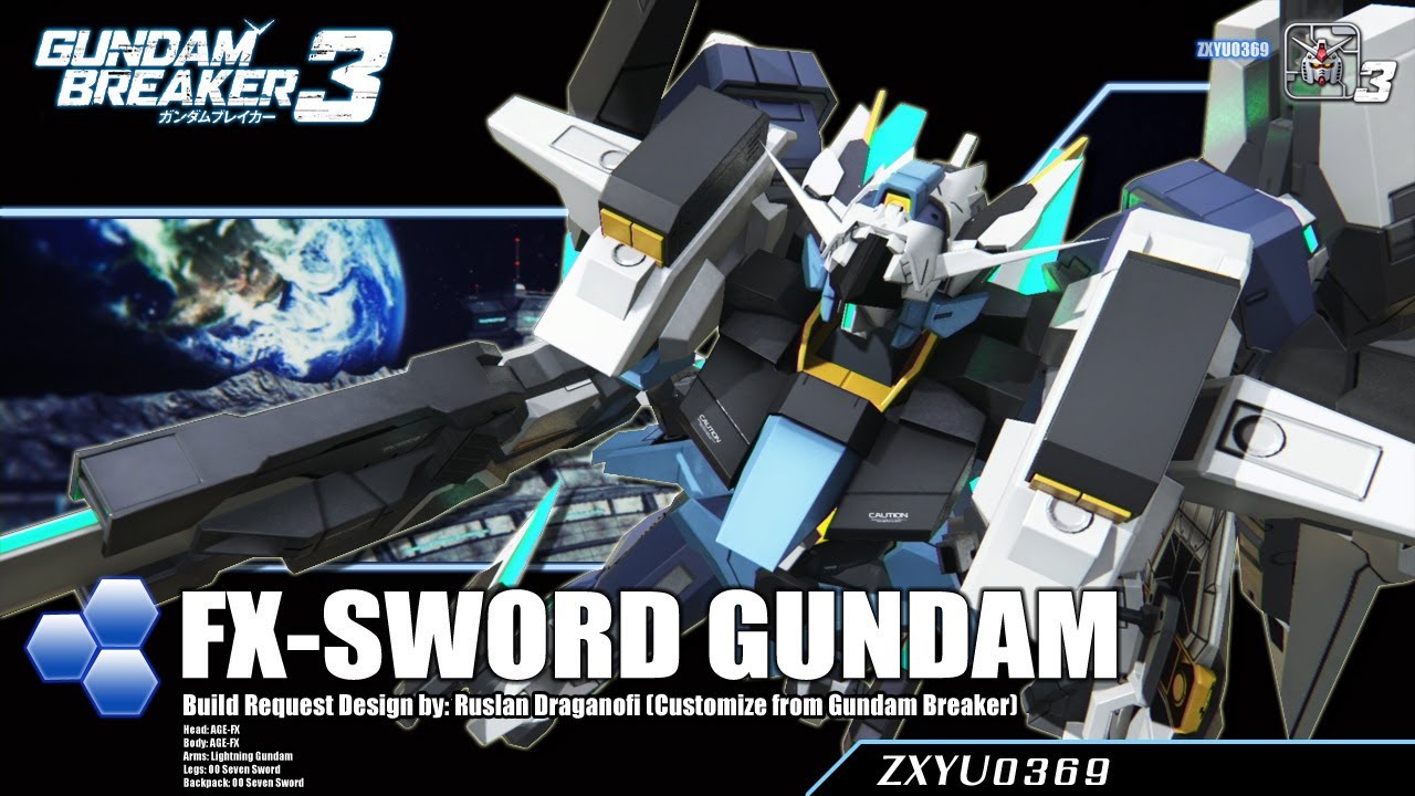[PS4] Gundam Breaker 3 : FX-Sword Gundam