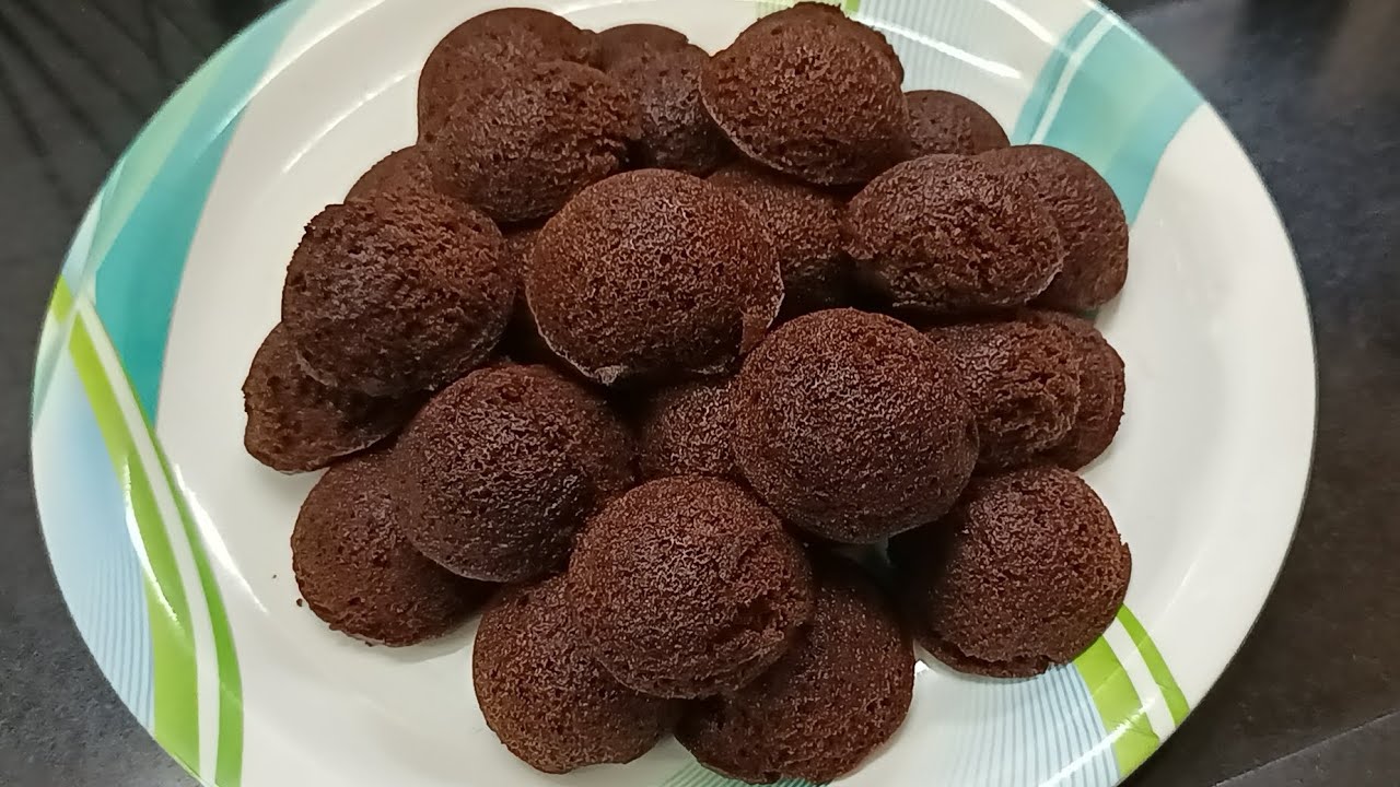  आप्पेपात्रात बनवा No sugar नाचणी-चॉकलेट मिनी केक/easy ragi-chocolate mini cake without sugar