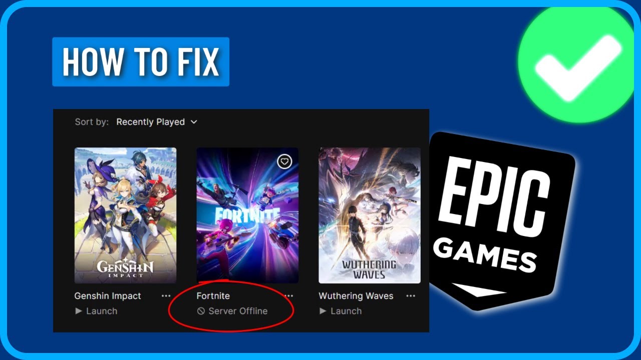How to Fix Fortnite Server Offline