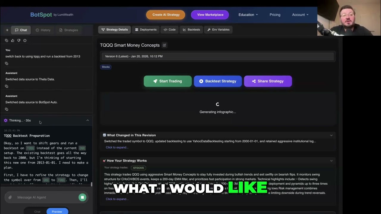 BotSpot Backtesting: Unveiling the TQQQ Strategy's Power! #shorts