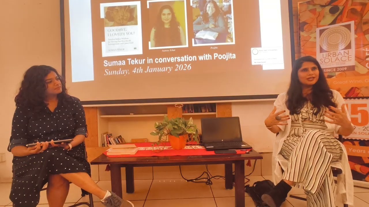 Goodbye, I Love(d) You: Book Launch at Urban Solace Bangalore