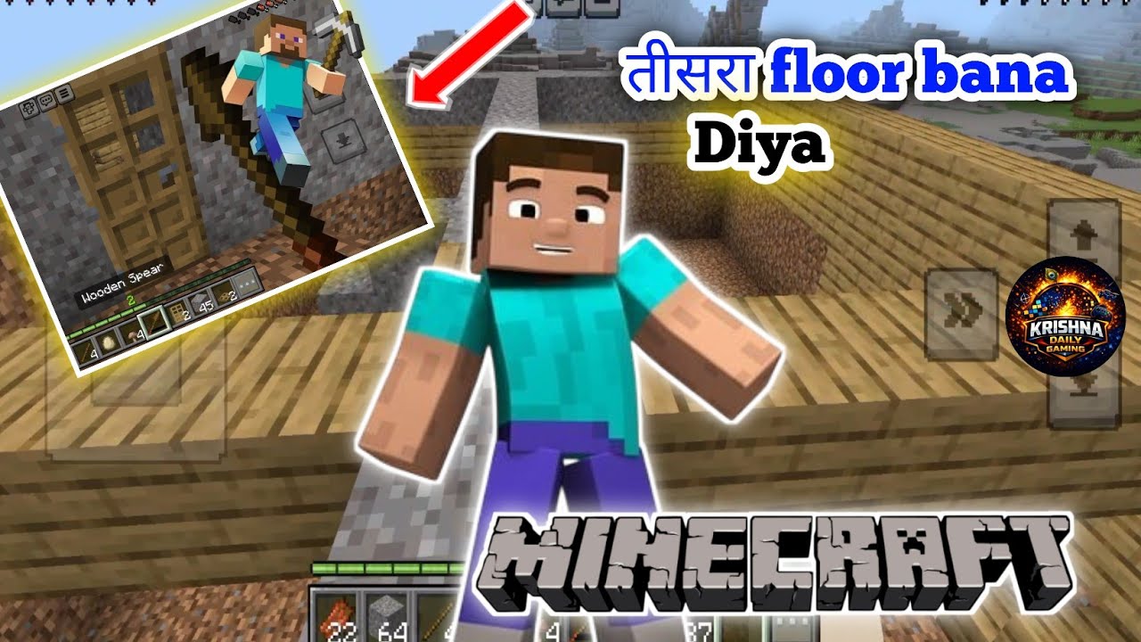 3 floor banaa Diya Minecraft game