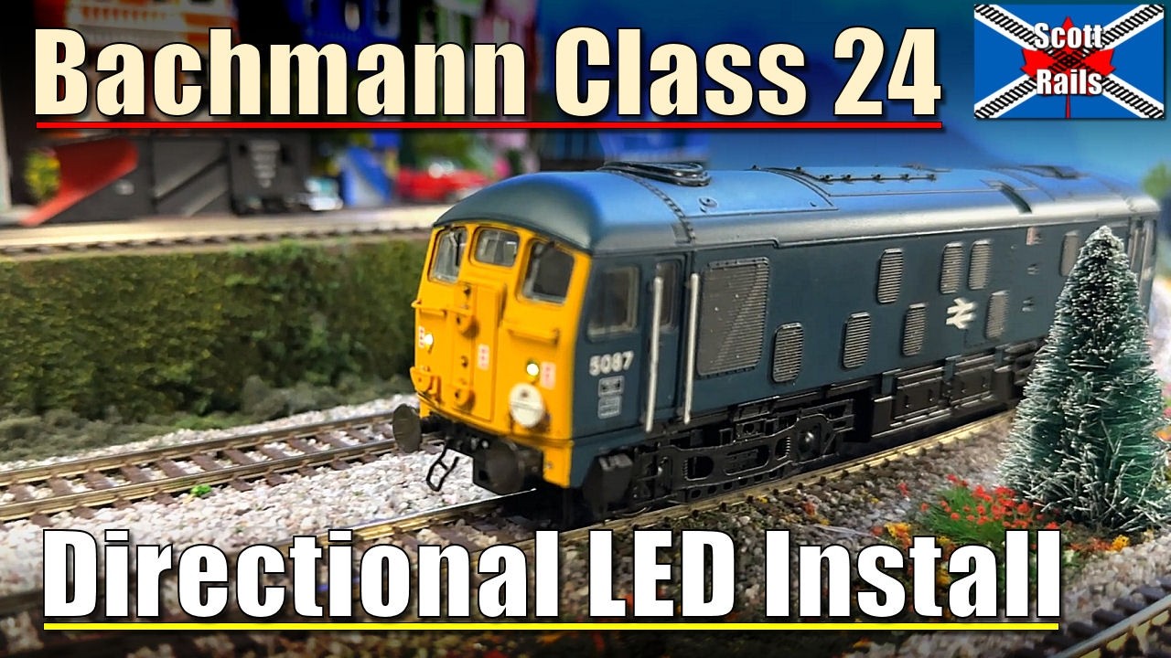 Instalacja oświetlenia kierunkowego LED klasy 24 na linii Bachmann Branchline