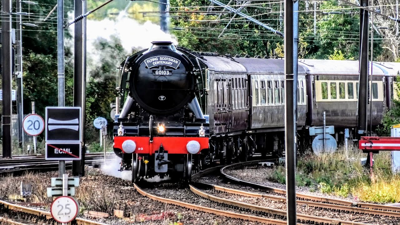 Trains at Darlington Station, ECML | 14/09/2023 Incl: Flying Scotsman
