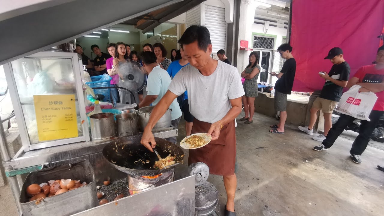 Viral Malaysia Penang Famous Street Food Siam Road Char Koay Teow 槟城古早味Siam Road炒粿条 Ep 78