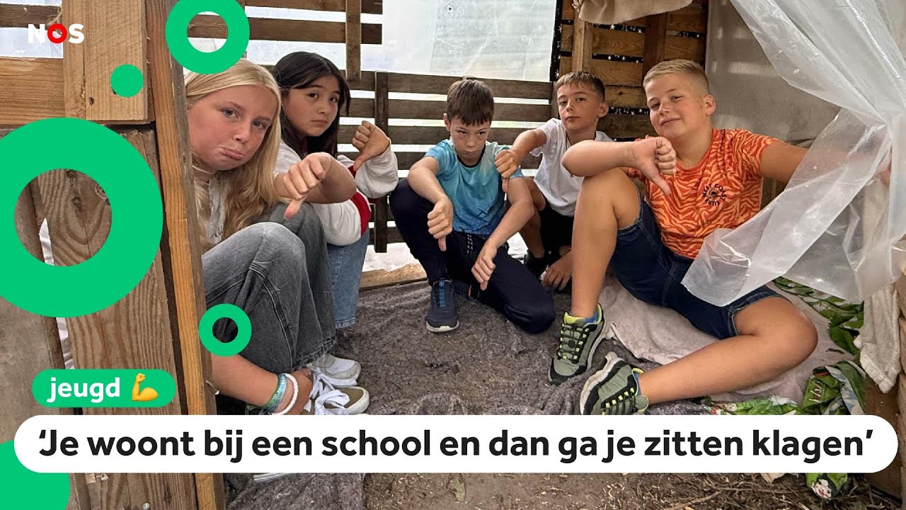 Kinderen moeten hut afbreken na klacht bij de gemeente