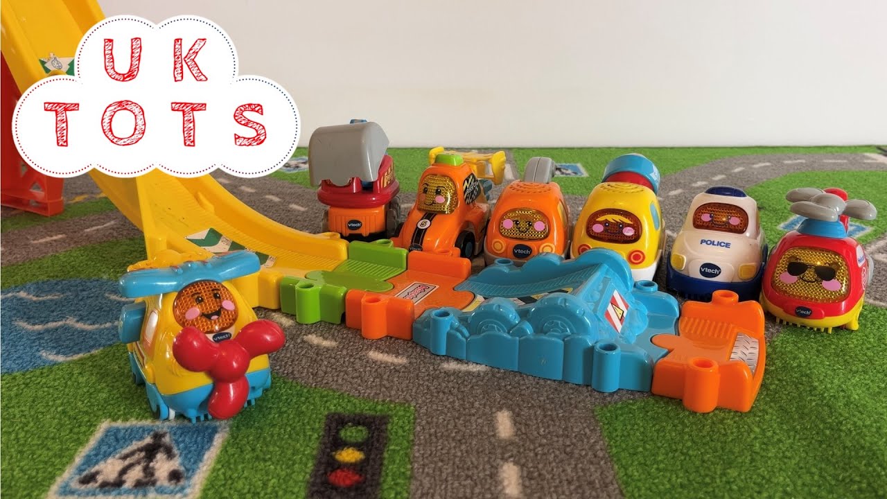 Learning about Vehicles with UK Tots - Toot Toot Drivers down the ramp!