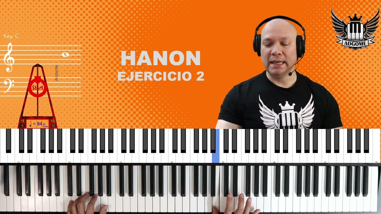 Hanon Piano Ejercicio 2 adgome