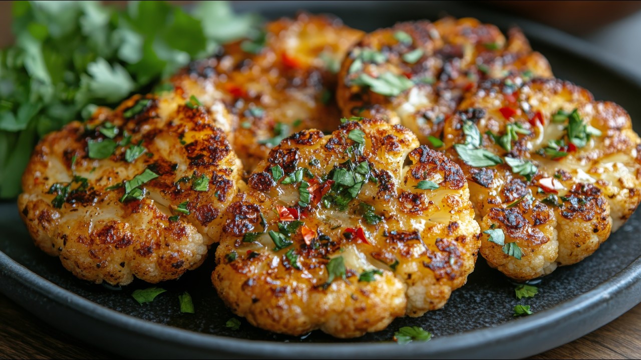 Cauliflower Steaks Are Tastier Than Meat! Crispy, Juicy & So Easy!