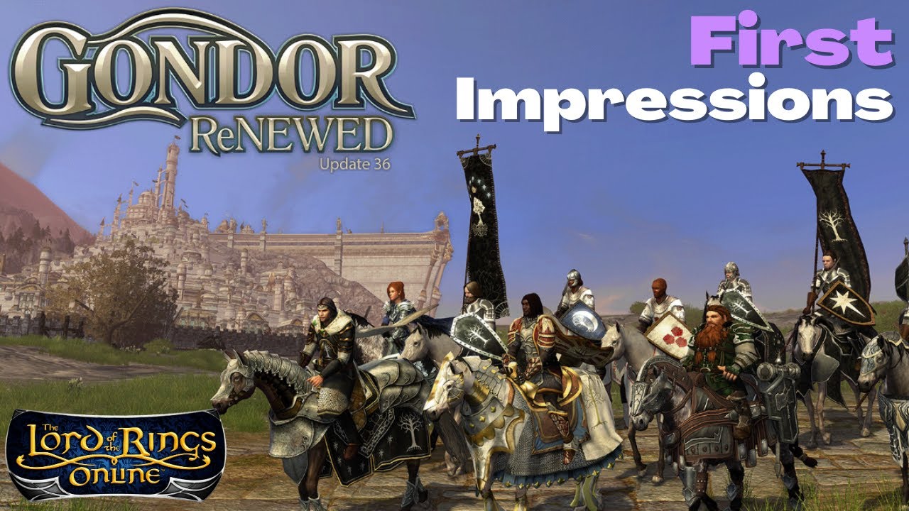LOTRO Gondor Renewed is AMAZING | First Impressions
