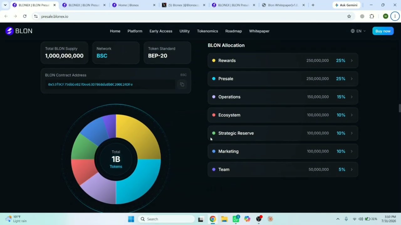 🚀 Blonex Presale Revealed! Exploring The Next Web3 Opportunity 🌐