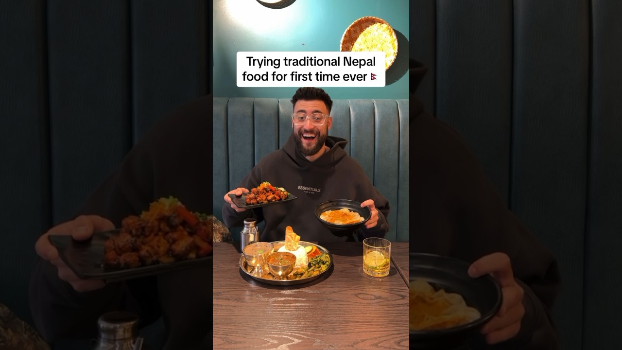 Впервые пробую традиционную непальскую еду🇳🇵