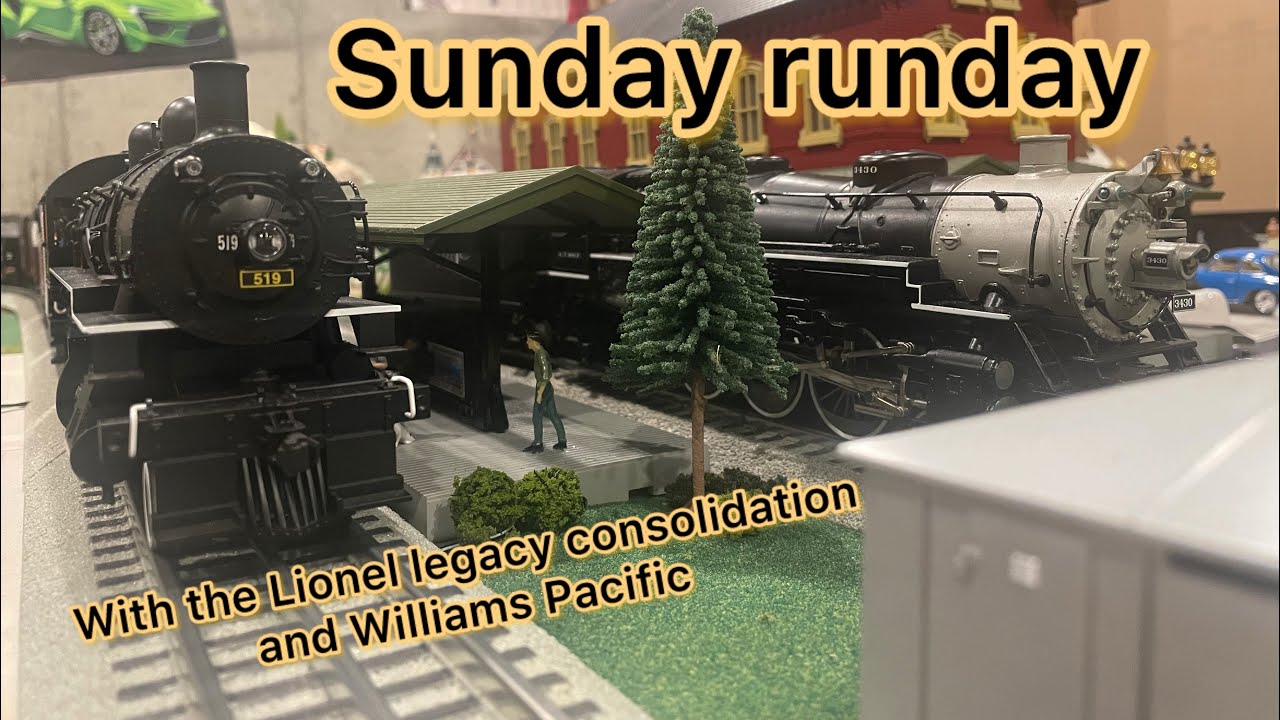 Sunday runday with the Lionel legacy consolidation and William Pacific ￼