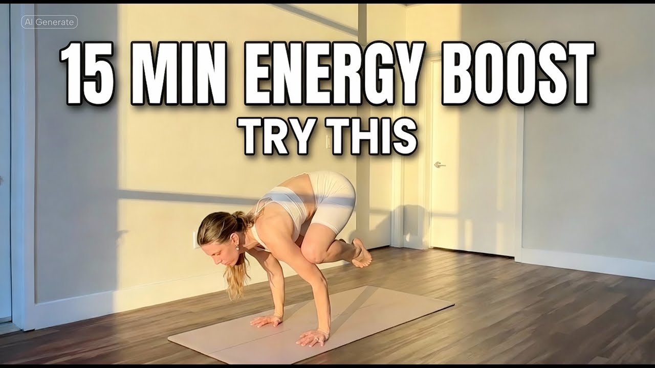 15 Min Power Yoga for Focus & Energy (Desk Job Relief)