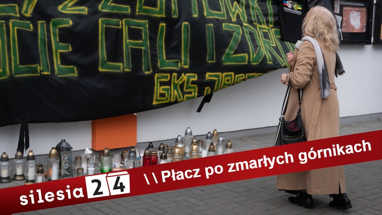 Koledzy, rodziny, mieszkańcy miasta opłakują górników z kopalni Zofiówka. 'Łzy stoją w oczach"