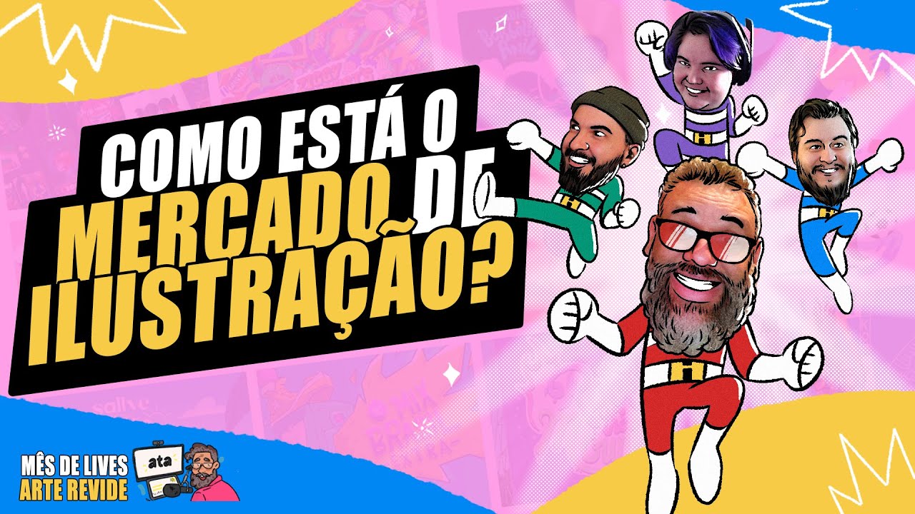 COMO ESTA O MERCADO DE ILUSTRAÇÃO? Com Guilherme Freitas, Marco Alvares e Sula Moon