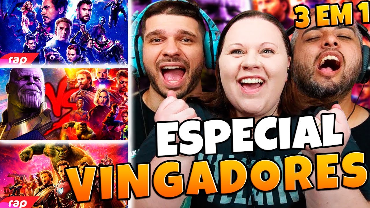 3 EM 1 VINGADORES | 7 MINUTOZ Guerra Infinita + Ultimato + Duelo de Titãs Vingadores VS Thanos