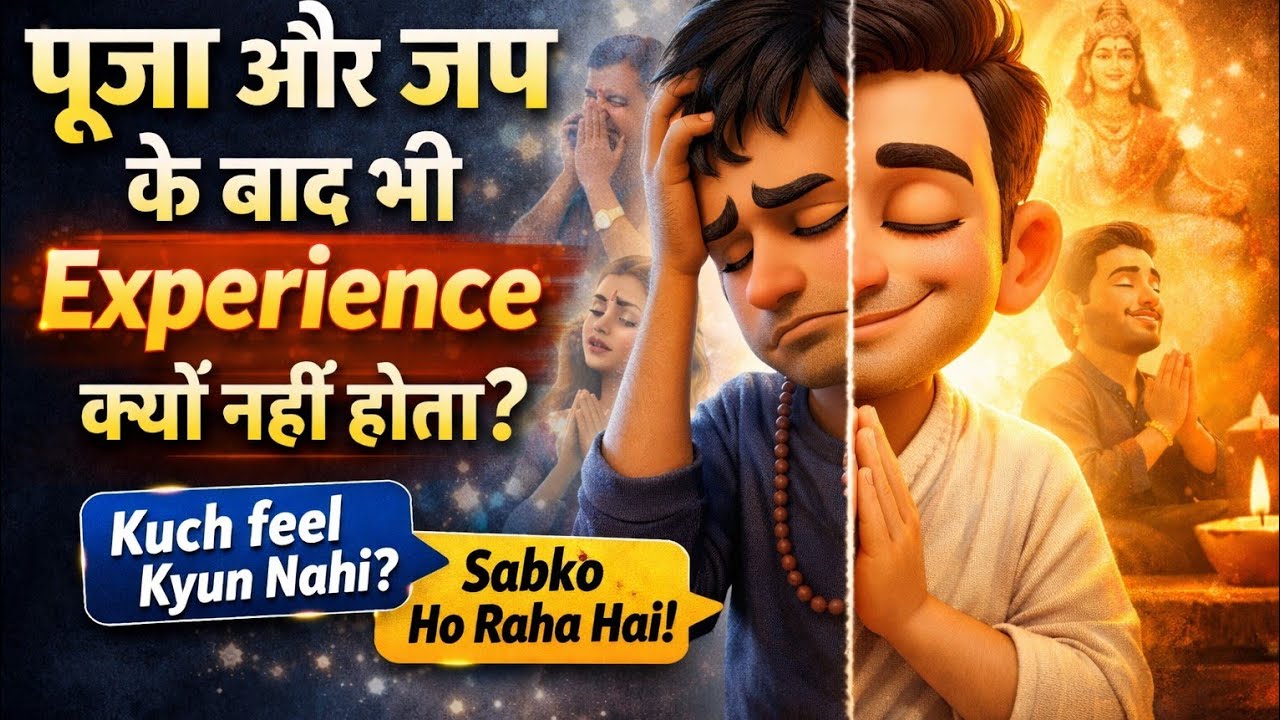 “पूजा और जप के बाद भी experience क्यों नहीं होता?”#Bhakti #Puja #kundalini  #Spirituality#thirdeye