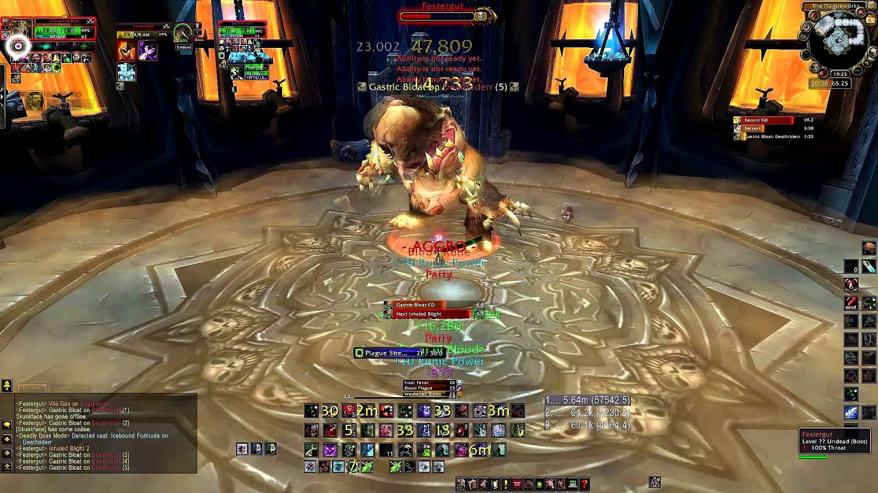 Wow Mop: 80 DK solo Festergut