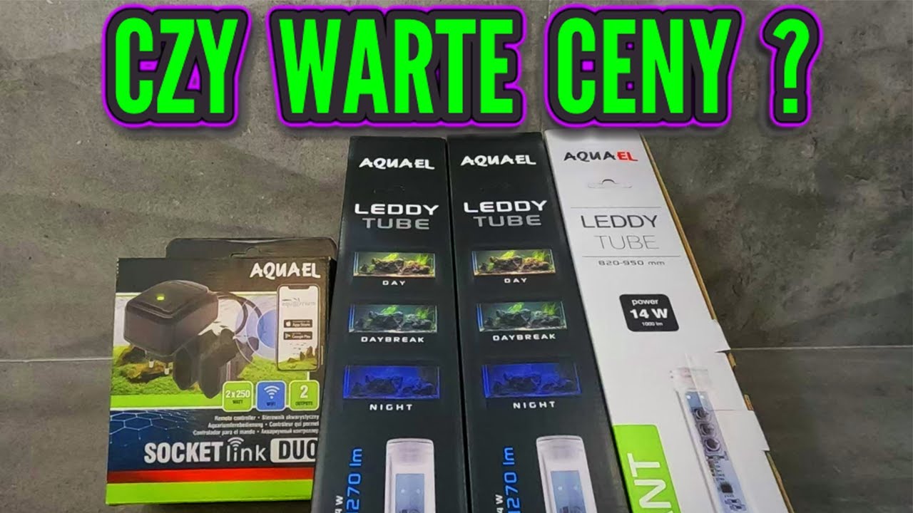 AQUAEL LEDDY TUBE DAY & NIGHT , PLANT , SOCKET LINK DUO